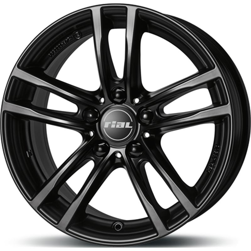 Cerchio RIAL X10 Racing Schwarz 5 fori 18\" 8X18 ET30 5x112