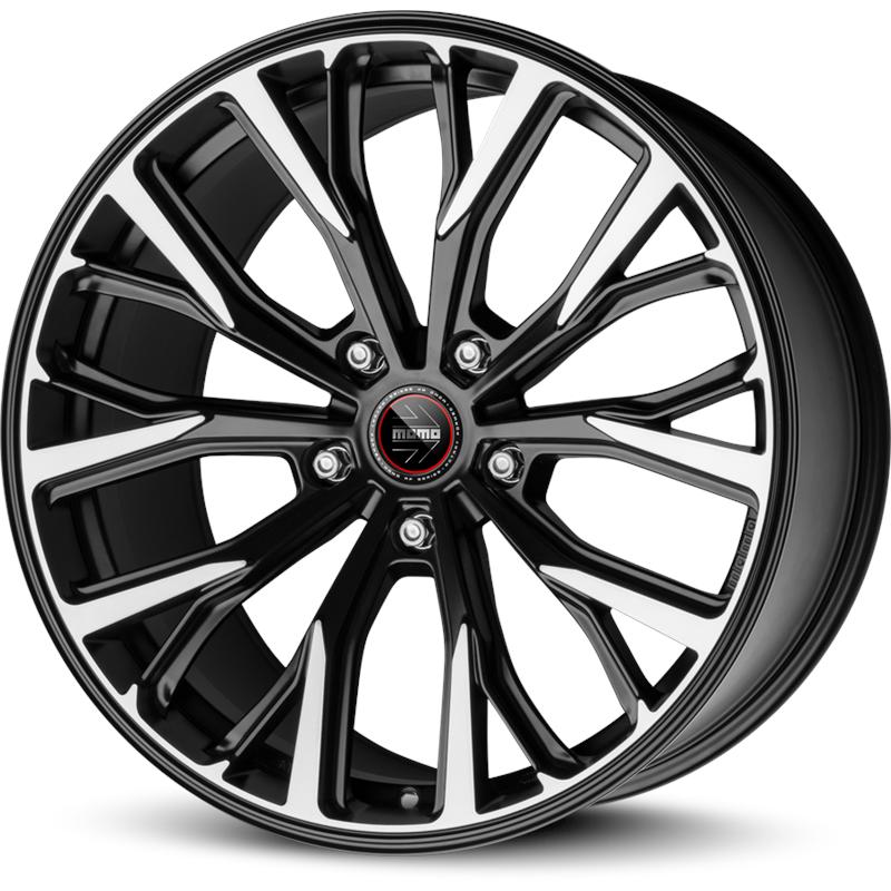 Cerchi in Lega MOMO WHEELS RF-02 Nero Opaco Diamantato 5 fori 20\" 9X20 ET30 5x120