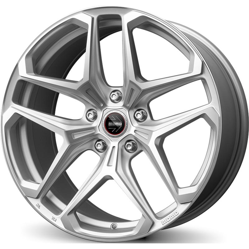 Cerchi in Lega MOMO WHEELS RF-04 Hybrid Silver 5 fori 21\" 9.5X21 ET60 5x130