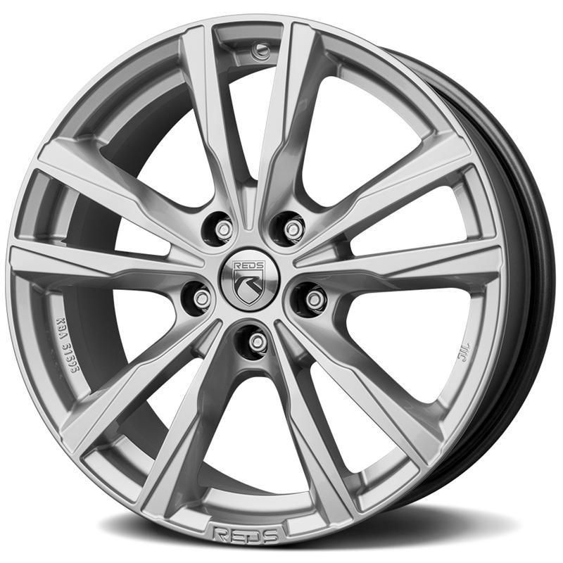 Cerchio MOMO WHEELS Reds k2 Silver 5 fori 17\" 7.5X17 ET35 5x112