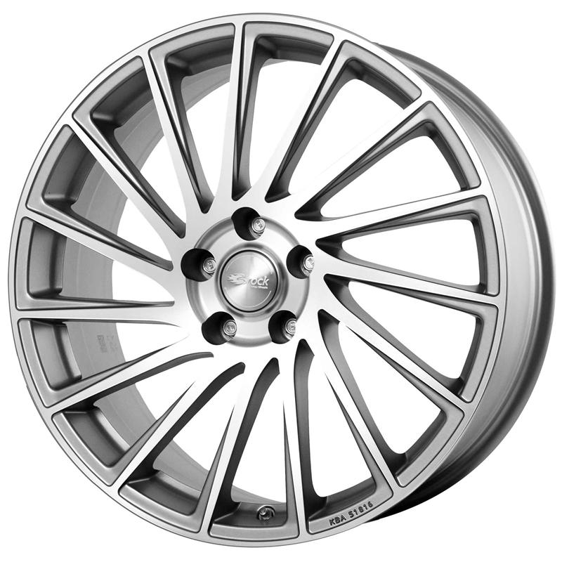 Cerchio BROCK B39 Silver Mirror 5 fori 17\" 7X17 ET46 5x100