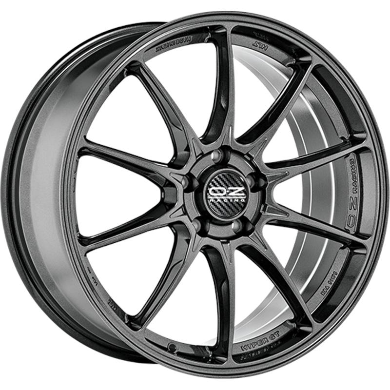 Cerchio OZ RACING Hyper Gt Hlt Hyper Anthracite 5 fori 17\" 7.5X17 ET48 5x100