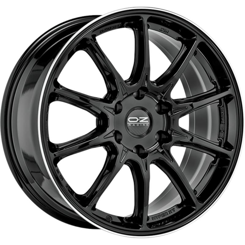 Cerchio OZ RACING Hyper Xt Hlt Offroad Gloss Black diamond Lip 6 fori 20\" 9X20 ET38 6x114.3