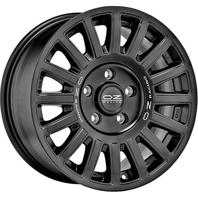 Cerchio OZ RACING Rally Raid Matt Black Silver Lettering 6 fori 17\" 8X17 ET44 6x139.7