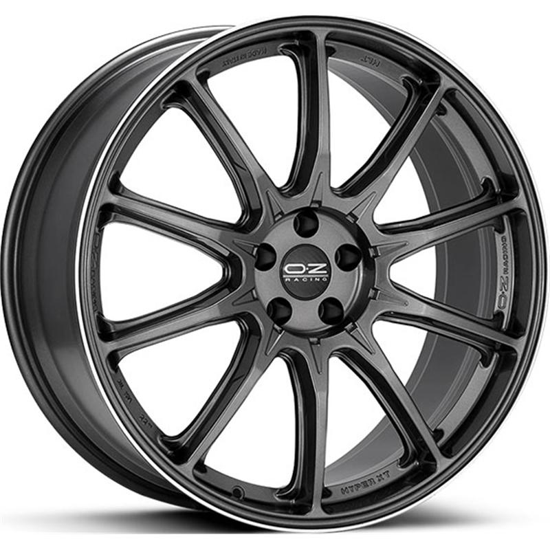 Cerchio OZ RACING Hyper Xt Hlt Star Graphite Diamond Lip 5 fori 22\" 9.5X22 ET40 5x120