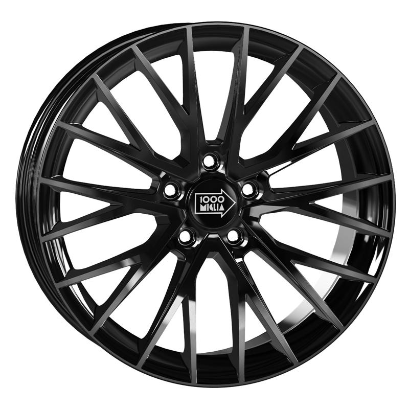 Cerchio MILLE MIGLIA Mm1009 Gloss Black 5 fori 18\" 8X18 ET45 5x114.3