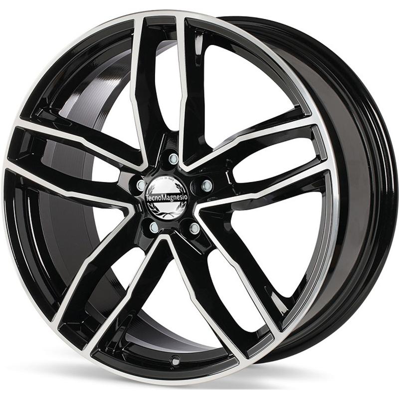 Cerchio ARCASTING Canova Black Polished 5 fori 17\" 7.5X17 ET48 5x112