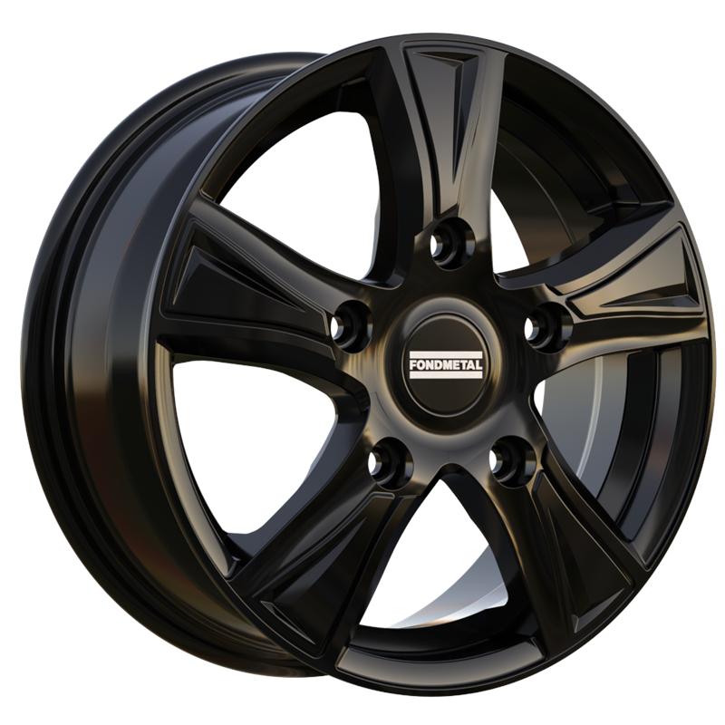 Cerchio FONDMETAL Pro1 Glossy Black 5 fori 16\" 6.5X16 ET48 5x112