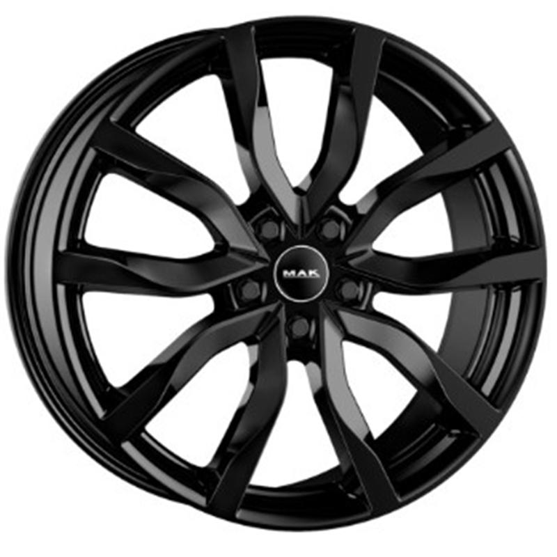 Cerchio MAK Koln Glossy Black 5 fori 17\" 8X17 ET30 5x112