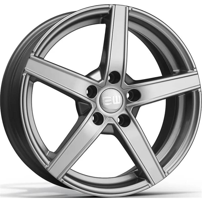 Cerchio EW Ew12 Jazzy Crystal Silver 5 fori 16\" 6.5X16 ET33 5x120