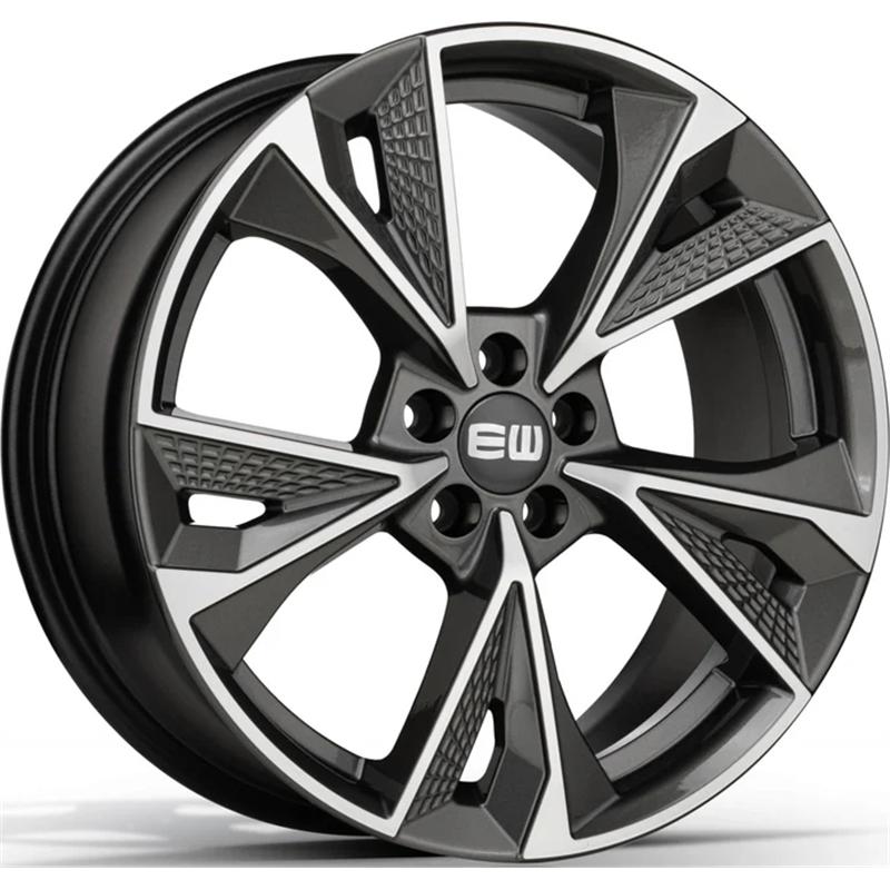 Cerchio EW Ew15 Luster Palladium Matt Polished 5 fori 18\" 8X18 ET45 5x112