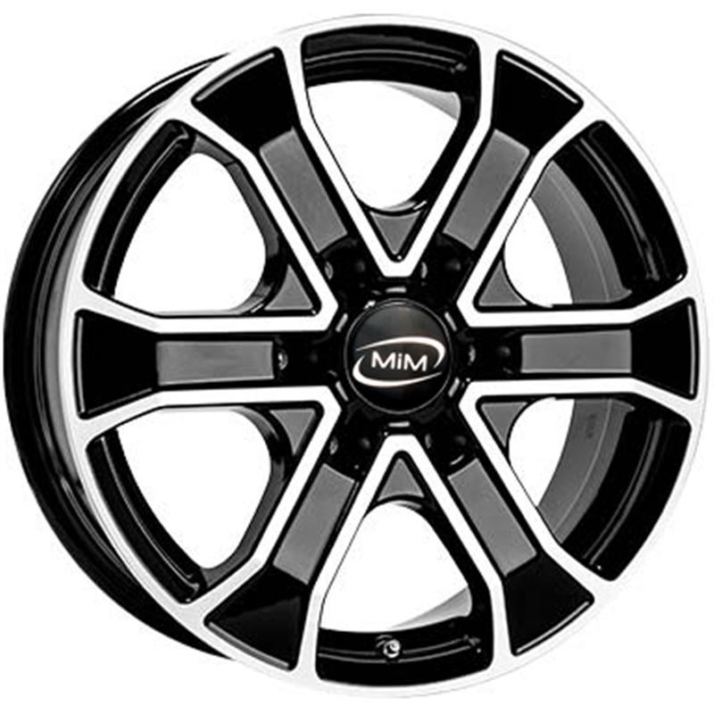 Cerchio RC DESIGN Rc31 Black Polish 6 fori 16\" 7X16 ET38 6x139.7