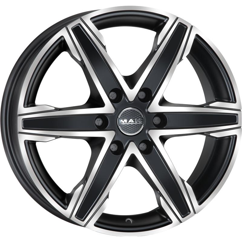 Cerchio MAK King6 Ice Black 6 fori 20\" 9X20 ET47 6x114.3