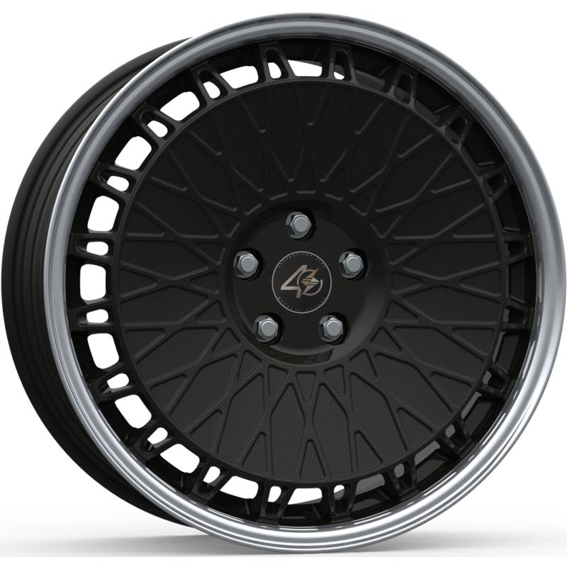 Cerchi in Lega ETA BETA Eb40 Matt Black Lip Polish 5 fori 19\" 8.5X19 ET25 5x108
