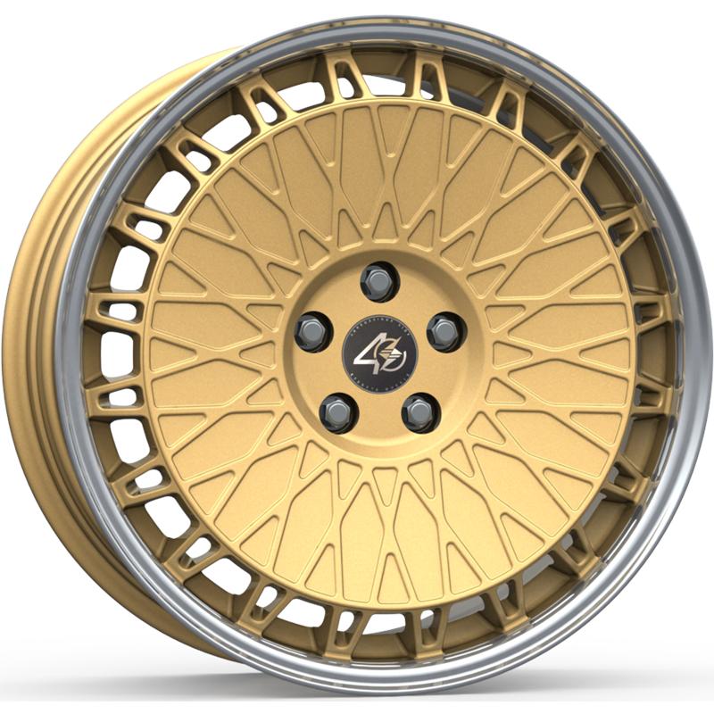 Cerchi in Lega ETA BETA Eb40 Shiny Gold Lip Polish 5 fori 19\" 8.5X19 ET32 5x100