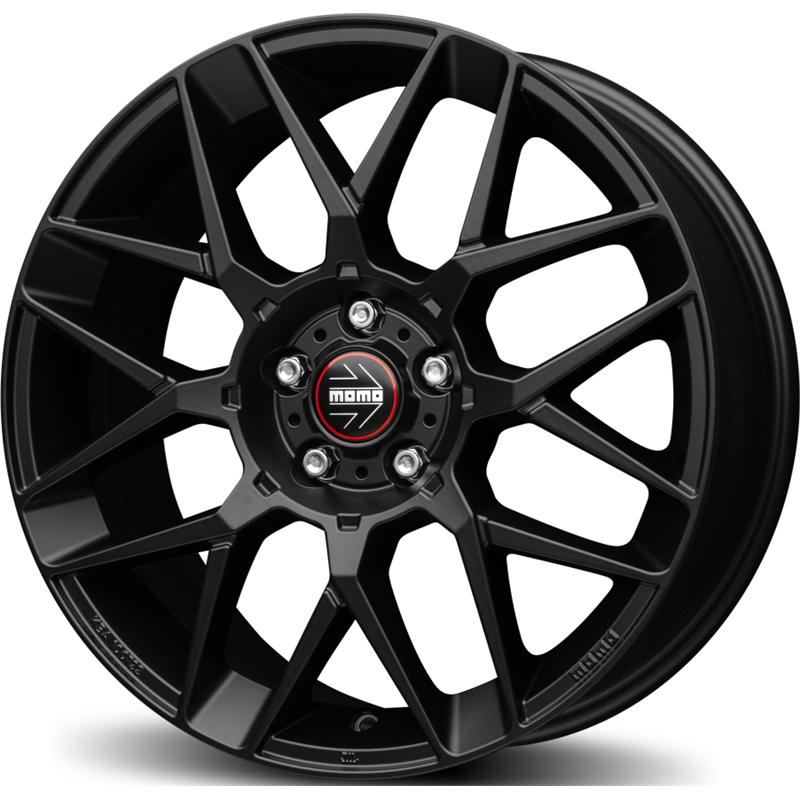 Cerchio MOMO WHEELS Revenge 2.0 Nero Opaco 5 fori 17\" 7X17 ET40 5x108