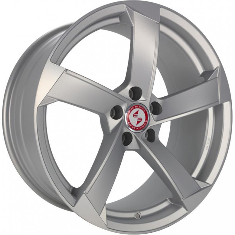 Cerchi in Lega ETA BETA Magic Shiny Silver Full Polish 5 fori 19\" 8.5X19 ET32 5x112
