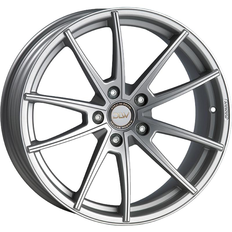Cerchio ETA BETA ManaY-K Matt Silver Full Polish 5 fori 19\" 8.5X19 ET38 5x120