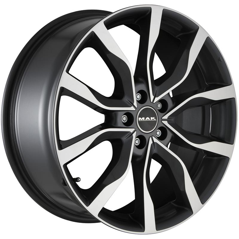 Cerchio MAK Highlands Black Mirror 5 fori 20\" 8.5X20 ET53 5x120