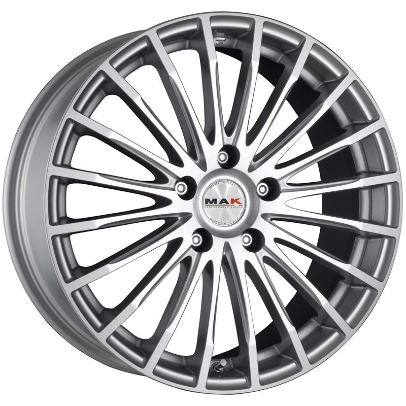 Cerchi in Lega MAK Fatale Silver 5 fori 19\" 8.5X19 ET42 5x112