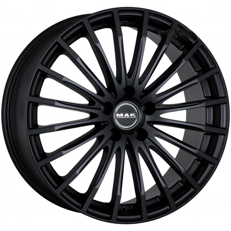 Cerchi in Lega MAK Fatale Matt Black 5 fori 18\" 8X18 ET50 5x112