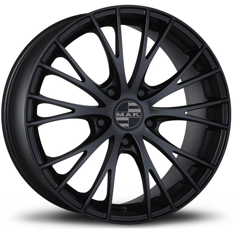 Cerchio MAK Rennen Matt Black 5 fori 19\" 8.5X19 ET48 5x130