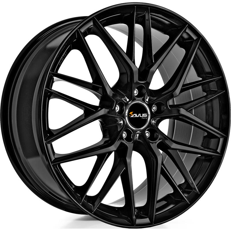 Cerchio AVUS Af19 Black 5 fori 17\" 7.5X17 ET45 5x108