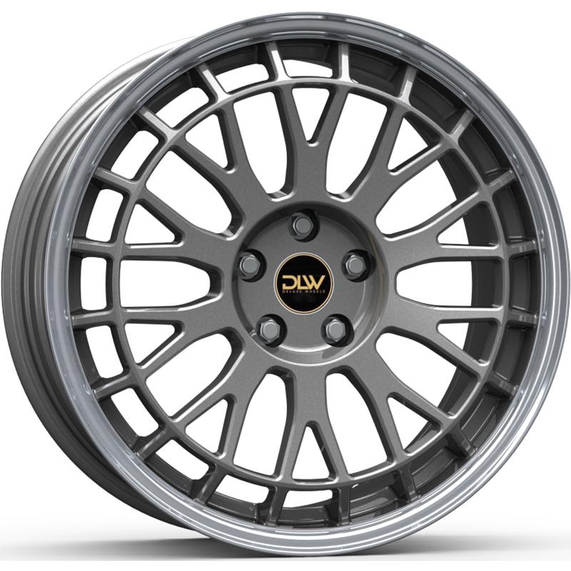 Cerchi in Lega ETA BETA Unit Shiny Anthracite Lip Polish 5 fori 19\" 8.5X19 ET50 5x112