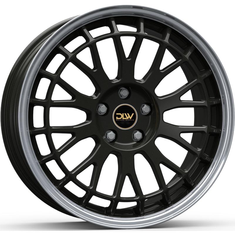 Cerchi in Lega ETA BETA Unit Shiny Black Lip Polish 5 fori 19\" 8.5X19 ET25 5x110