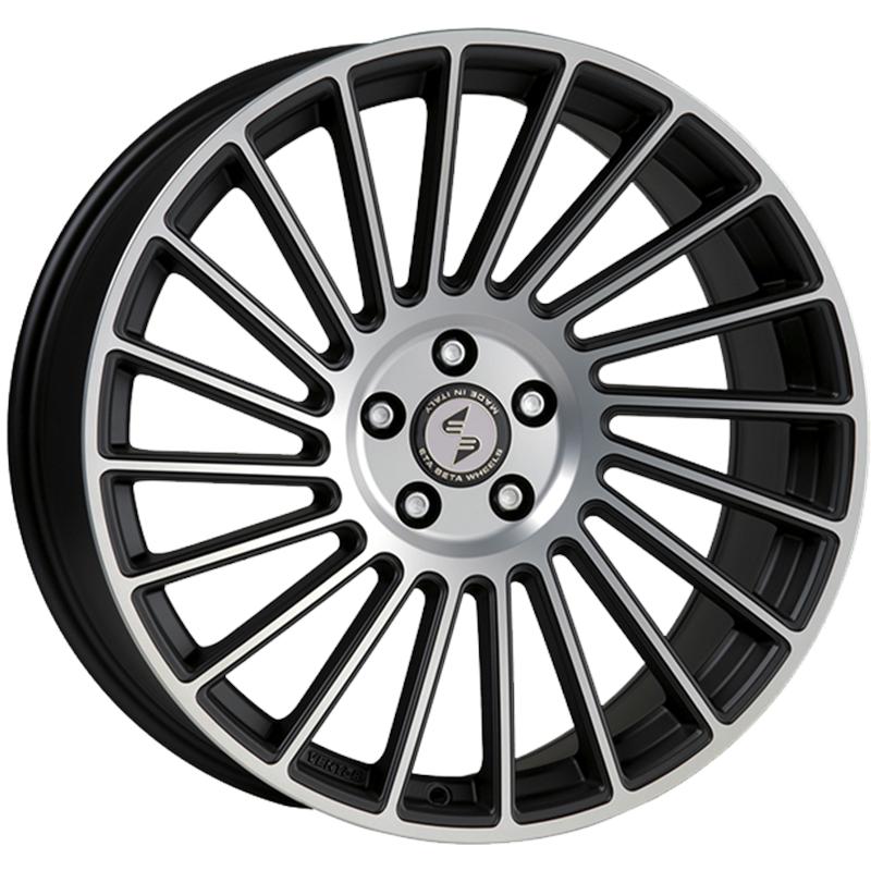 Cerchio ETA BETA VentI-R Matt Black Full Polish 5 fori 18\" 7.5X18 ET51 5x112