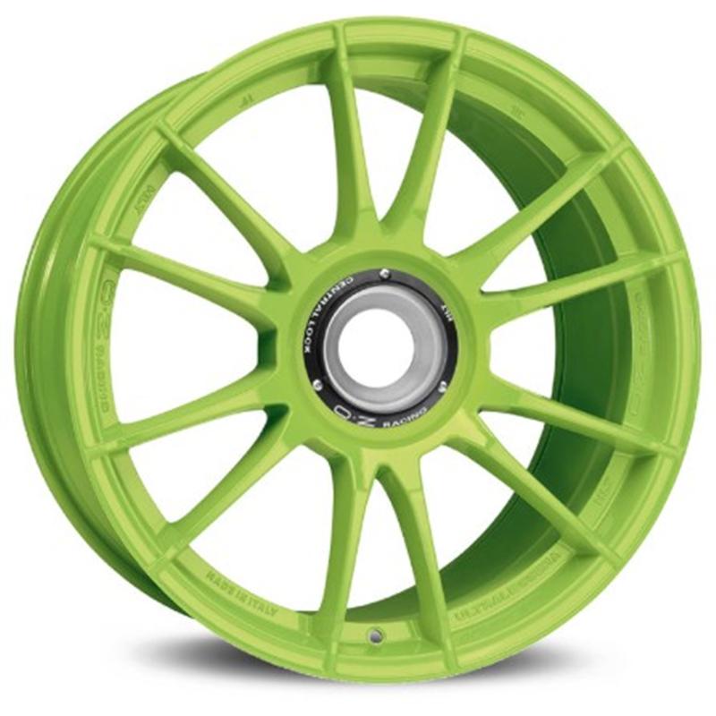 Cerchi in Lega OZ RACING Ultraleggera Hlt cl Acid Green 15 fori 19\" 12X19 ET48 15x130