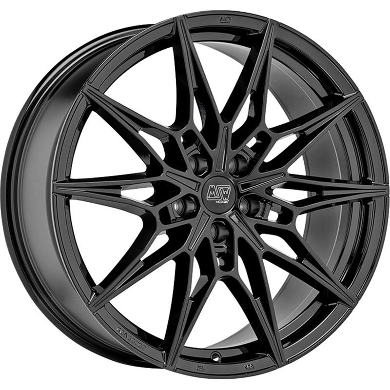 Cerchio MSW Msw 75 Glossy Black 5 fori 20\" 8X20 ET45 5x112