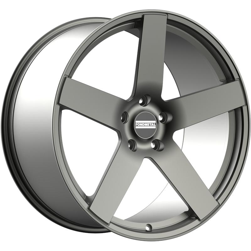 Cerchi in Lega FONDMETAL Istar Glossy Titanium 5 fori 22\" 9X22 ET44.5 5x120