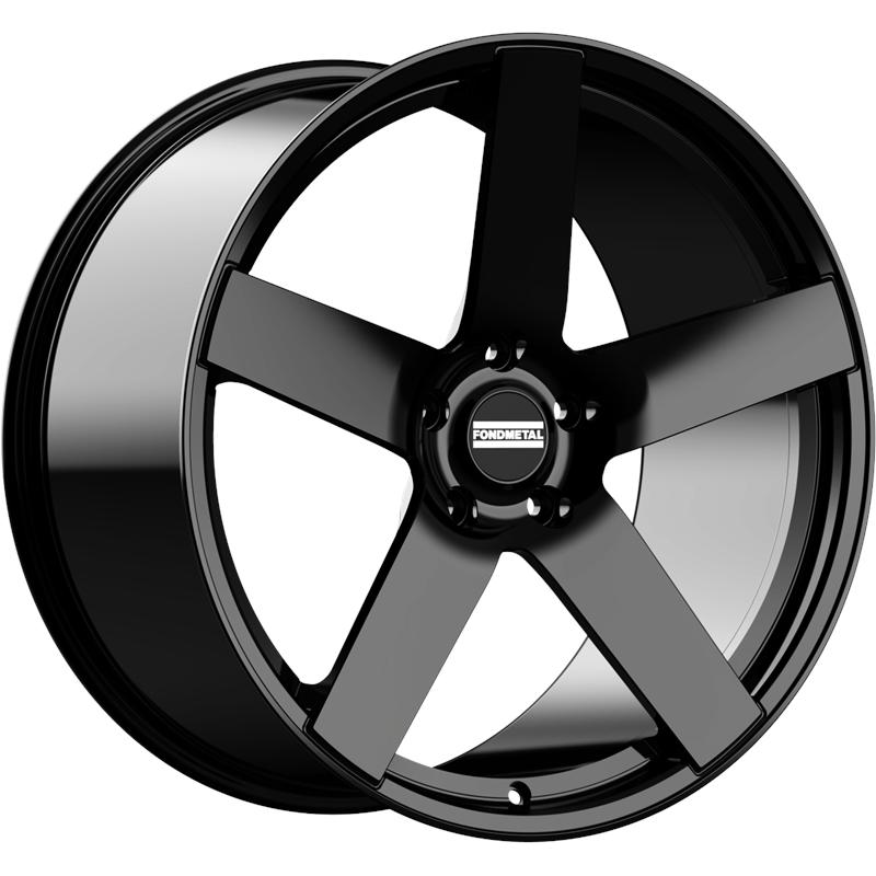 Cerchio FONDMETAL Istar Glossy Black 5 fori 22\" 9X22 ET44.5 5x120