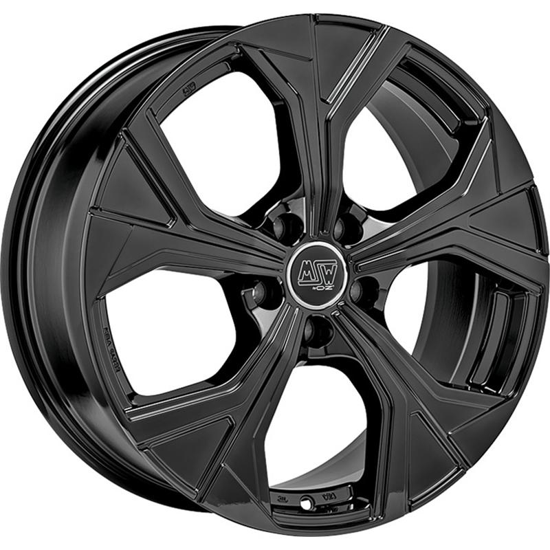Cerchio MSW Msw 43 Glossy Black 5 fori 18\" 8X18 ET42 5x112