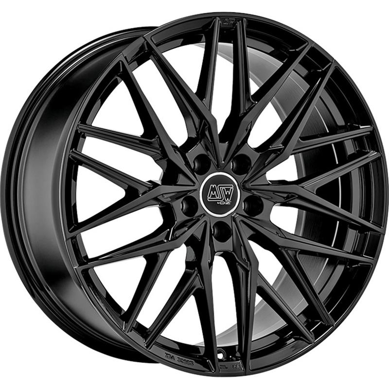 Cerchio MSW Msw 50 Glossy Black 5 fori 19\" 8X19 ET49 5x112