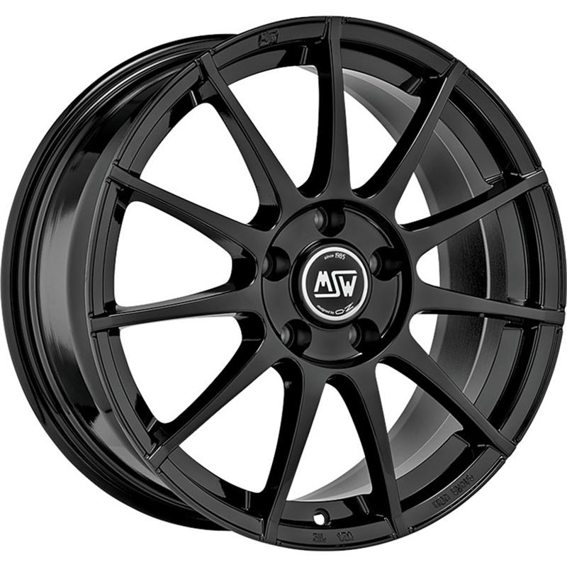 Cerchio MSW Msw 85 Glossy Black 5 fori 16\" 6.5X16 ET42 5x108