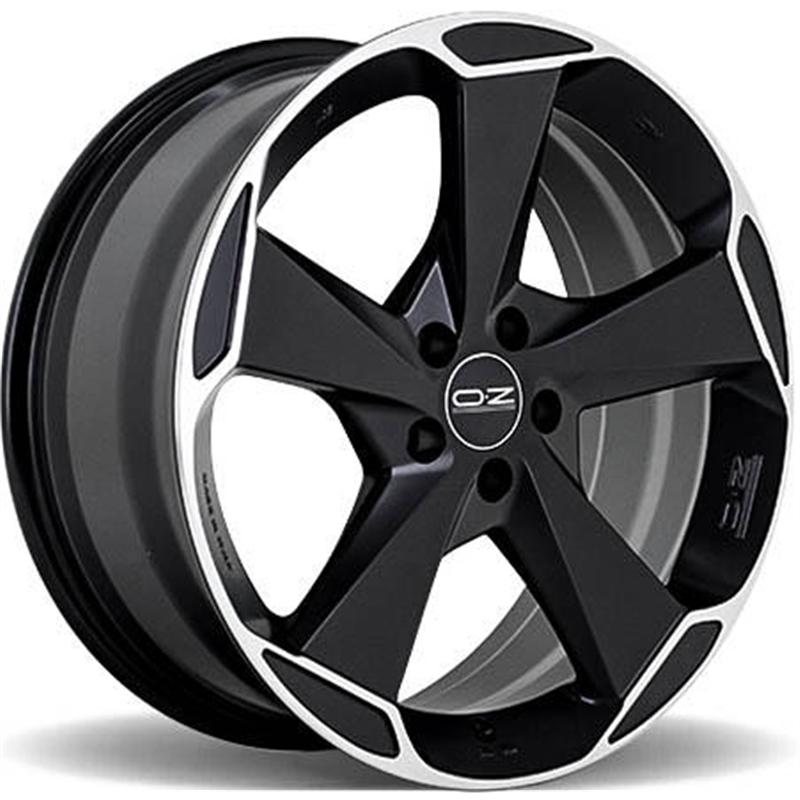 Cerchio OZ RACING Aspen Hlt Matt Black DiamonD Cut 5 fori 21\" 11X21 ET60 5x130