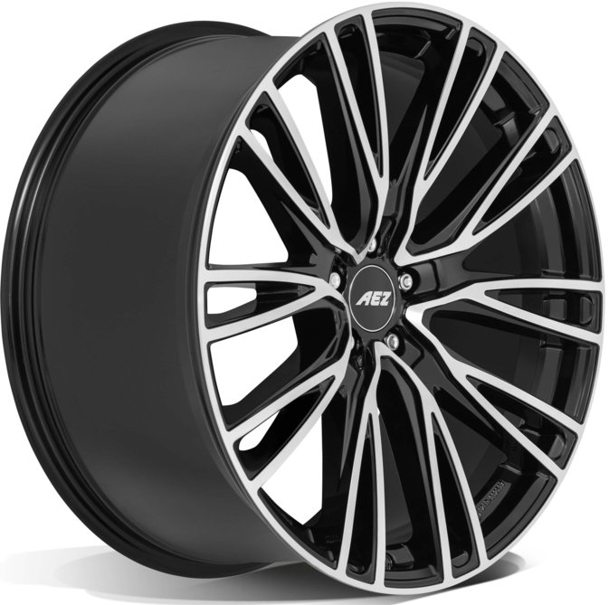 Cerchio AEZ Seattle Black Mirror 5 fori 22\" 9.5X22 ET49 5x120