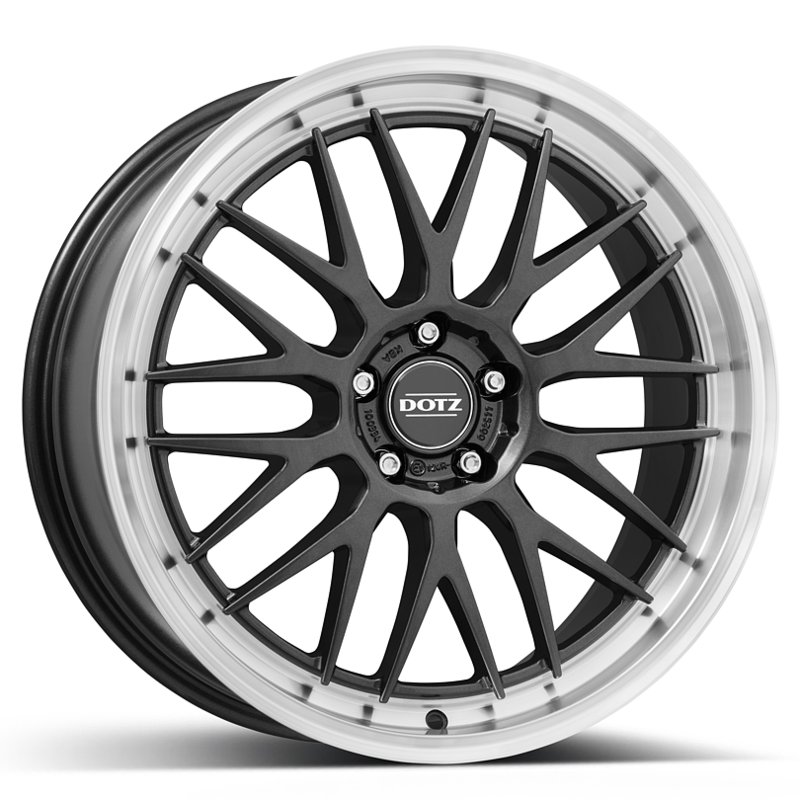 Cerchio DOTZ Bilbao Gunmetal Matt Polished Lip 5 fori 17\" 8X17 ET30 5x112