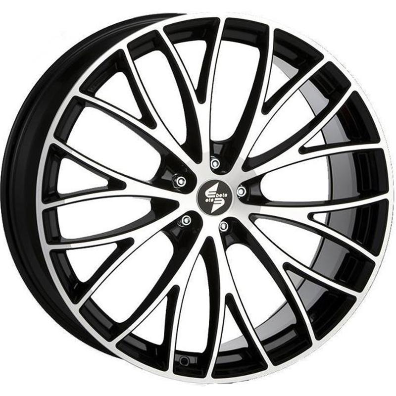Cerchio ETA BETA PiumA-C Matt Black Full Polish 5 fori 18\" 8X18 ET45 5x112