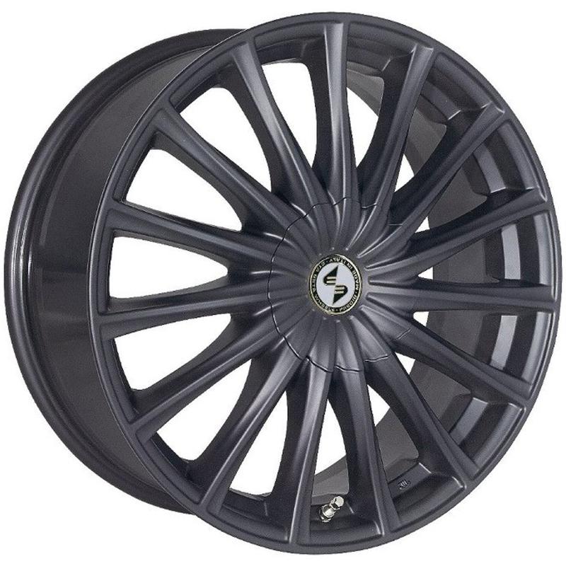 Cerchi in Lega ETA BETA Pregio Matt Black 5 fori 17\" 8X17 ET40 5x114.3