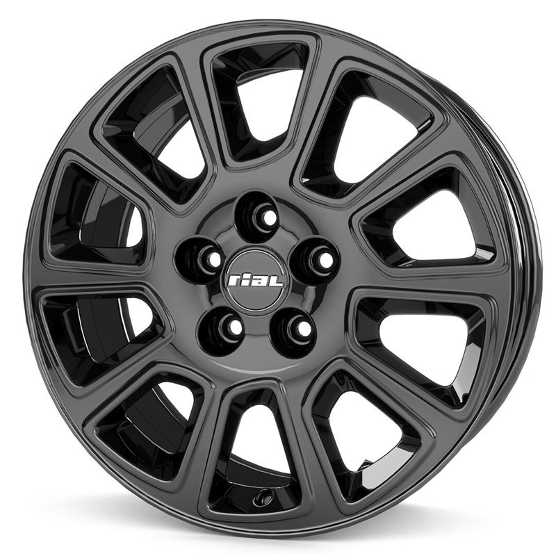 Cerchio RIAL Transporter Diamant Schwarz 5 fori 15\" 6X15 ET68 5x130