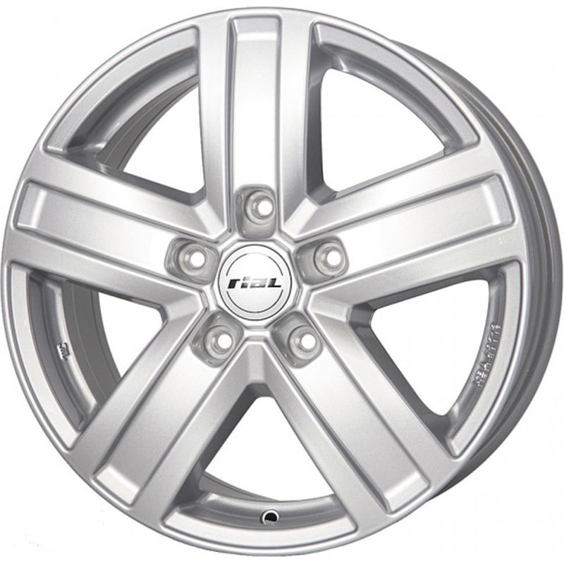 Cerchio RIAL Transporter Polar Silber 5 fori 15\" 6X15 ET68 5x130