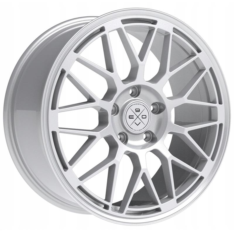 Cerchi in Lega FONDMETAL 9evo Glossy Silver 5 fori 19\" 8X19 ET19 5x112