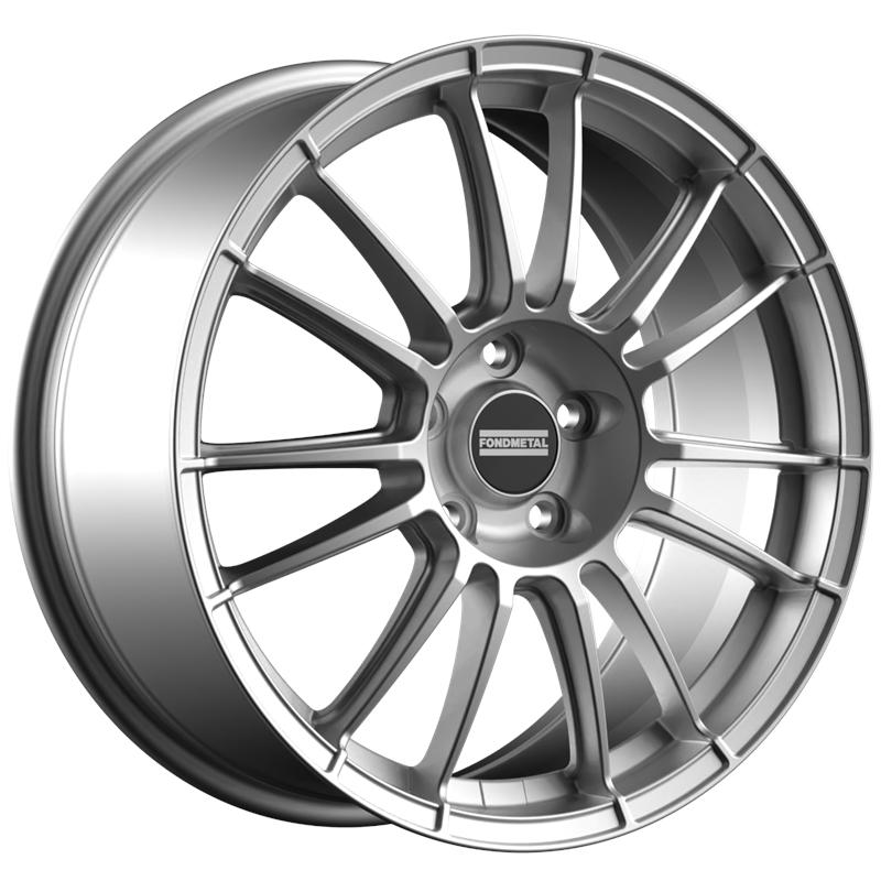 Cerchio FONDMETAL 9rr Glossy Silver 5 fori 17\" 7.5X17 ET45 5x108