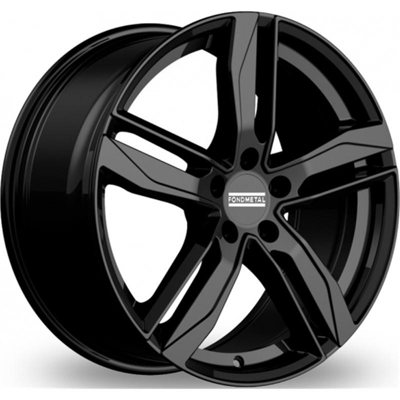 Cerchi in Lega FONDMETAL Hexis Glossy Black 5 fori 18\" 8X18 ET40 5x112