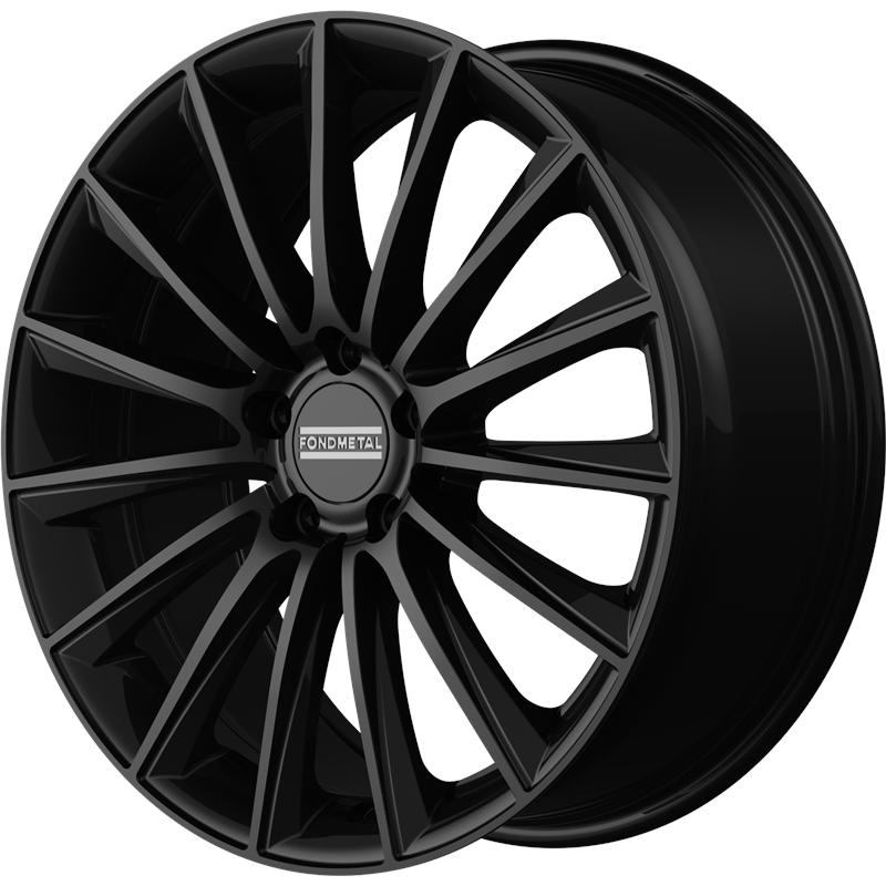 Cerchio FONDMETAL Aidon Glossy Black 5 fori 18\" 8X18 ET48 5x112
