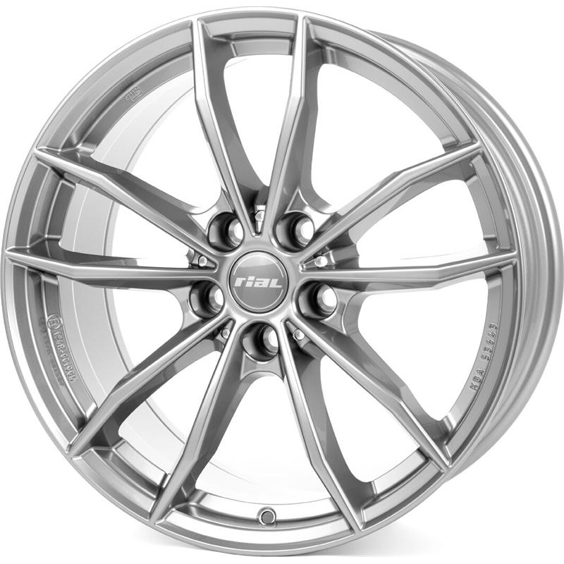 Cerchio RIAL X12 Metal Grey 5 fori 18\" 7.5X18 ET25 5x112