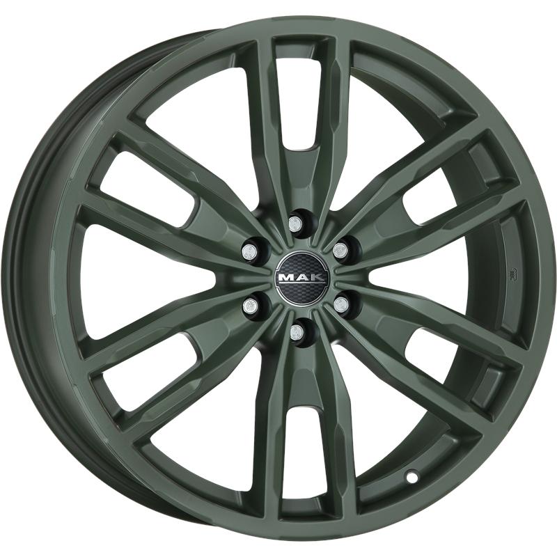 Cerchi in Lega MAK Peak Army Green 6 fori 20\" 9X20 ET19 6x139.7